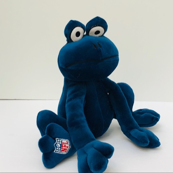 NFL COLLECTIBLE PLUSH 9” Blue Frog stuffed toy - Picture 9 of 9